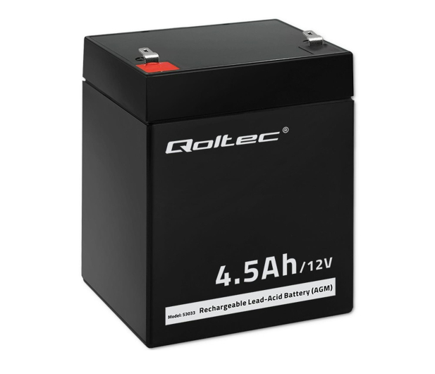 Qoltec Qoltec Akumulator AGM 12V 4.5Ah LongLife - 1341493 - zdjęcie